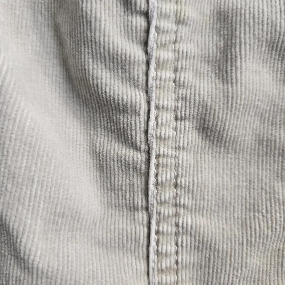 VTG Nautica corduroy 90s y2k zip up jacket beige women sz M - Picture 5 of 10